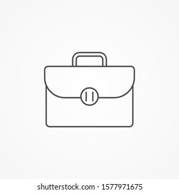 Briefcase vector icon sign symbol
