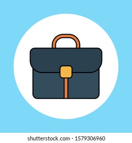 Briefcase vector icon sign symbol