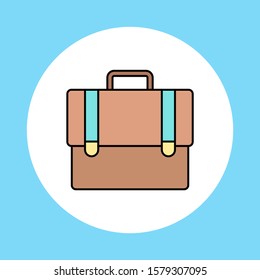 Briefcase vector icon sign symbol