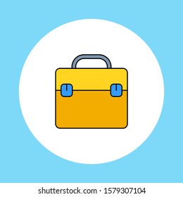 Briefcase vector icon sign symbol