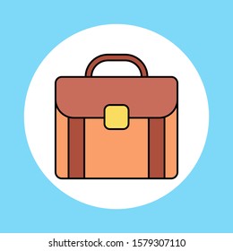 Briefcase vector icon sign symbol