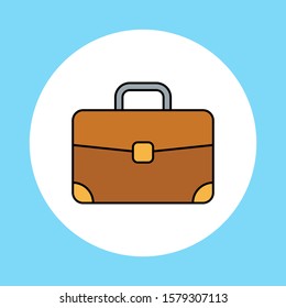 Briefcase vector icon sign symbol