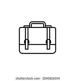 Vektorsymbol für Aktentasche, Briefkasten-Zeichen und Symbol-Design