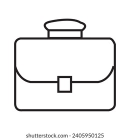 Vektorsymbol für Aktentasche, Briefkasten-Zeichen und Symbol-Design
