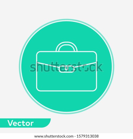 Briefcase vector icon sign symbol