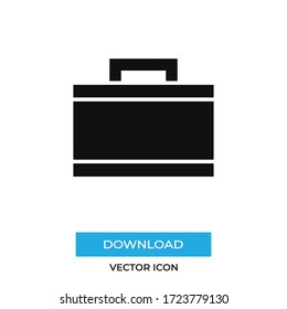 Briefcase vector icon, simple sign for web site and mobile app.