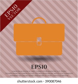 Briefcase vector icon or symbol