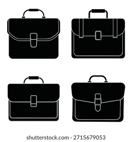 Conjunto de pacotes de ícones do ilustrador de vetor do porta-arquivos