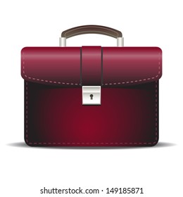 Briefcase. Vector illustration.
