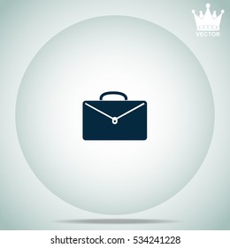Briefcase  vector illustration.