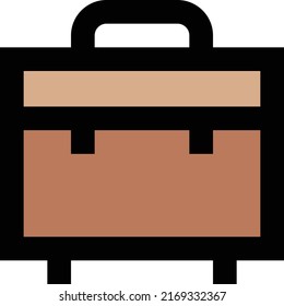 briefcase Vector illustration on a transparent background.Premium quality symmbols.Stroke vector icons for concept and graphic design.