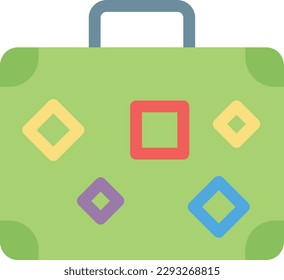 briefcase Vector illustration on a transparent background.Premium quality symbols. Line Color vector icon for concept and graphic design.