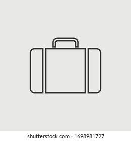 Briefcase vector illustration symbol for website and graphic design