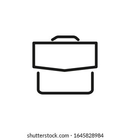 Briefcase Vector Line Icon Business