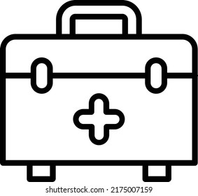 Briefcase Vector line Icon Design