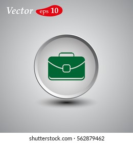 briefcase web vector icon