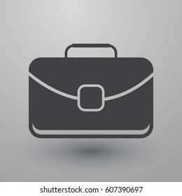 briefcase web vector icon