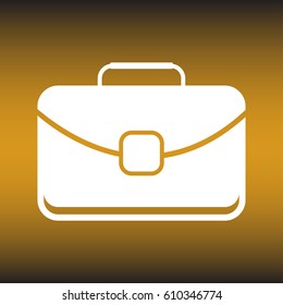 briefcase web vector icon