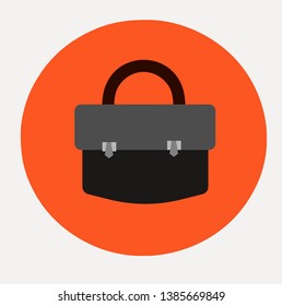 briefcase work business vector icon