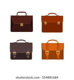 briefcases icon set