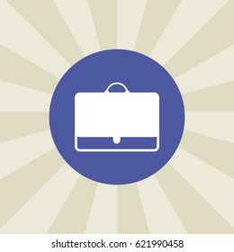 briefcases icon. sign design. background
