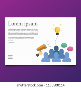 Briefing for Business Landing Page Illustration