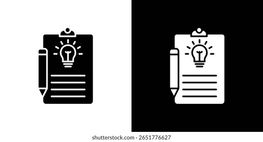 Briefing icon of a flat style vector
