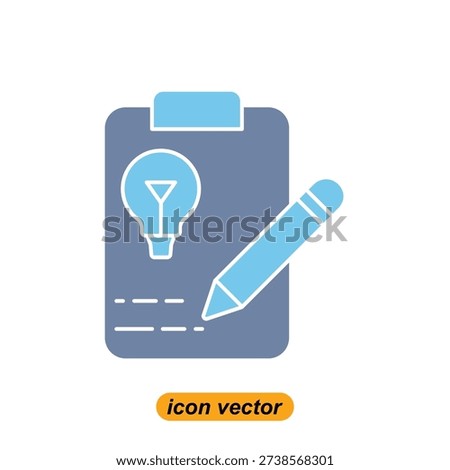 briefing icons. Flat illustrations of briefing vector icons for the web. Vector illustrations of company icons.