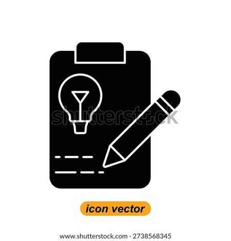 briefing icons. Flat illustrations of briefing vector icons for the web. Vector illustrations of company icons.
