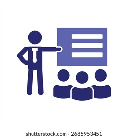 briefing icons. simple colored vector