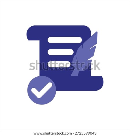 briefing icons. simple colored vector illustration