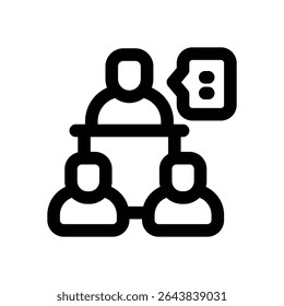 ícone da linha de resumo. Ícone de vetor limpo e minimalista para sites, aplicativos móveis, apresentações e logotipos. Totalmente dimensionável e personalizável para qualquer projeto.