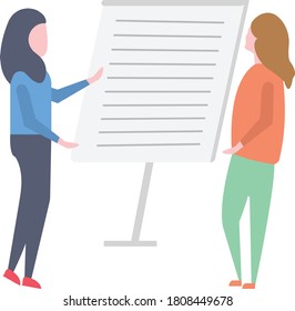 icono de color plano vector de sesión informativa 