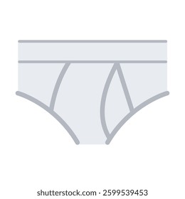 Briefs design icon emoticon. Vector illustration on white background of briefs.