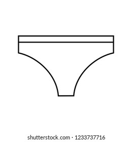 briefs icon. Trendy modern flat linear vector briefs icon on white background from thin line Briefs collection, outline vector illustration