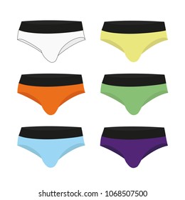 briefs set different color set