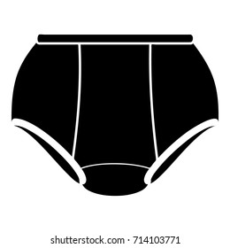 Briefs underpants icon. Simple illustration of briefs underpants vector icon for web