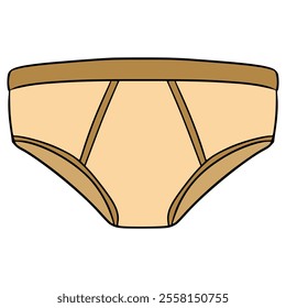 briefs underpants illustration hand drawn isolated vector