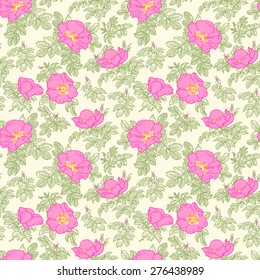 Brier Seamless Pattern.