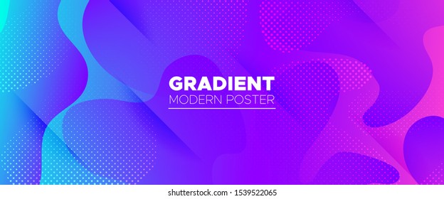 Bright 3d Fluid Shapes. Geometric Background. Minimal Pattern. Pink Wave Brochure. 3d Fluid Banner. Colorful Gradient Background. Neon Minimal Design. Blue Flow Brochure. Movement Illustration.