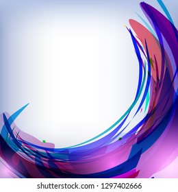 Bright abstract artistic background. Multicolor spots vector illustration.