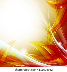 bright abstract autumn vector backdrop. Eps10