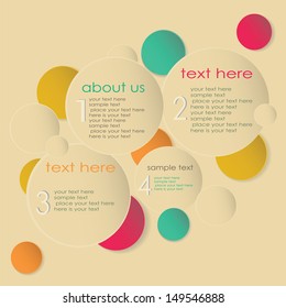 Bright abstract background