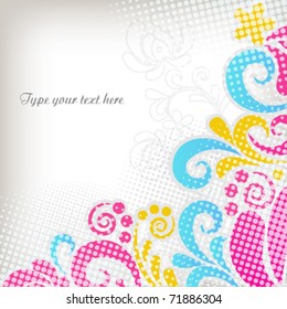 Bright abstract background