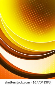 Fondo abstracto brillante con arcos y medios círculos transparentes, medio tono. Plantilla moderna para su diseño. Ilustración del vector