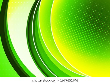 Fondo abstracto brillante con arcos y medios círculos transparentes, medio tono. Plantilla moderna para su diseño. Ilustración del vector