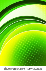 Fondo abstracto brillante con arcos y medios círculos transparentes, medio tono. Plantilla moderna para su diseño. Ilustración del vector