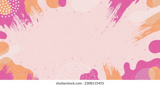 Bright abstract background. Background in autumn colors for Banner, Flyer, Cover...