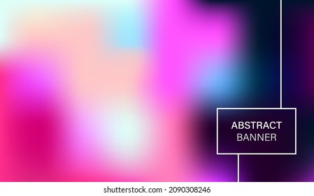 Heller abstrakter Hintergrund für Banner. Gradient. Rosa, blau, hellblau.