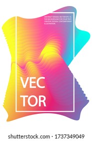 Heller, abstrakter Hintergrund. Blau, rosa und gelbe Farbtöne mit weißem Rand. 
Hintergrund für Poster und Banner. Lagervektor